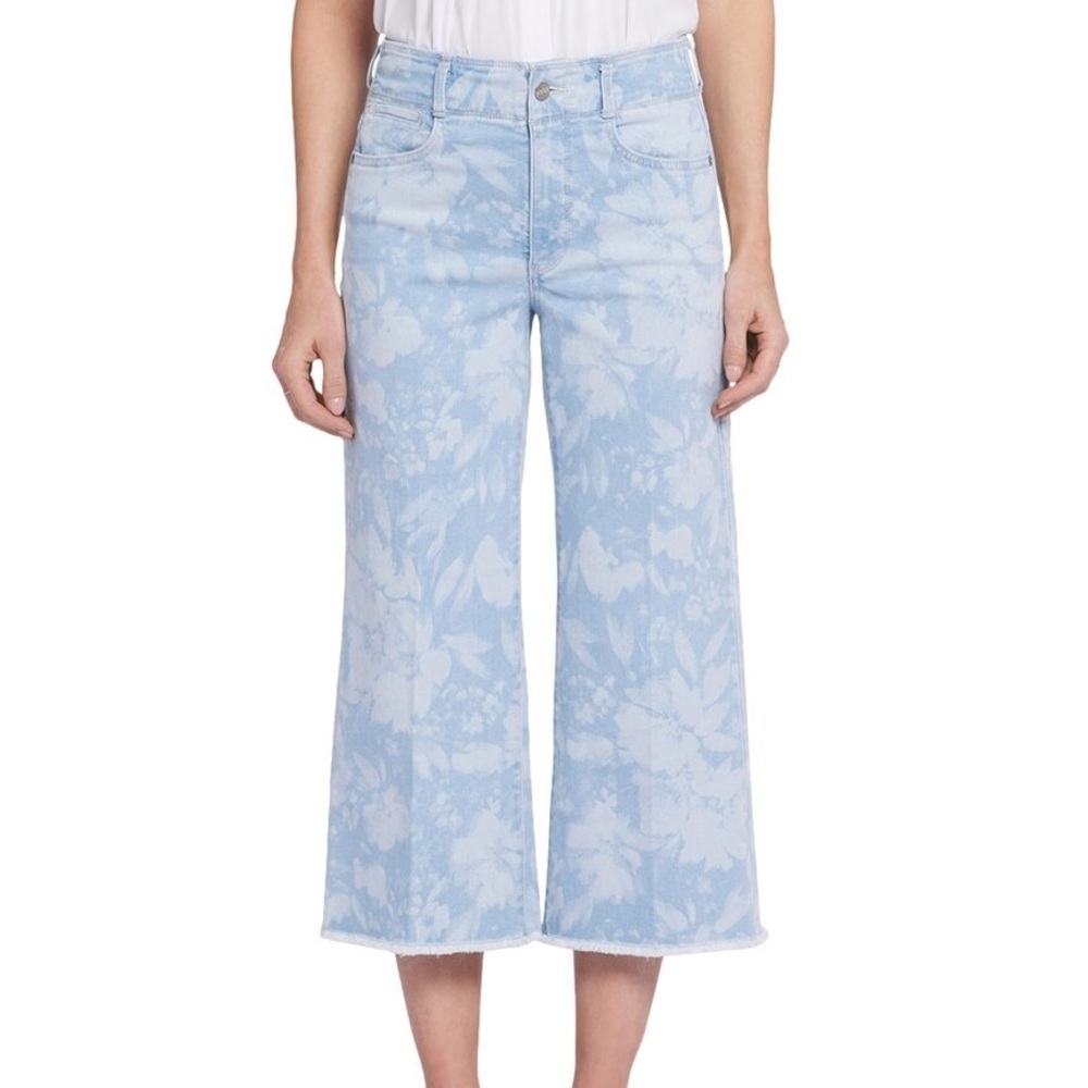 NYDJ Major Marian Annabella Print Capri Jean. Sz: 12